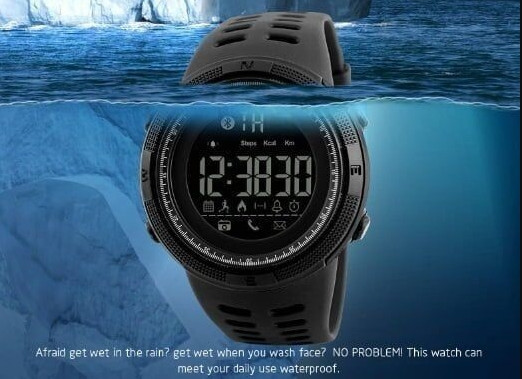 Умные наручные часы Skmei 1250 Smart Clever (Черные) Винница - изображение 9