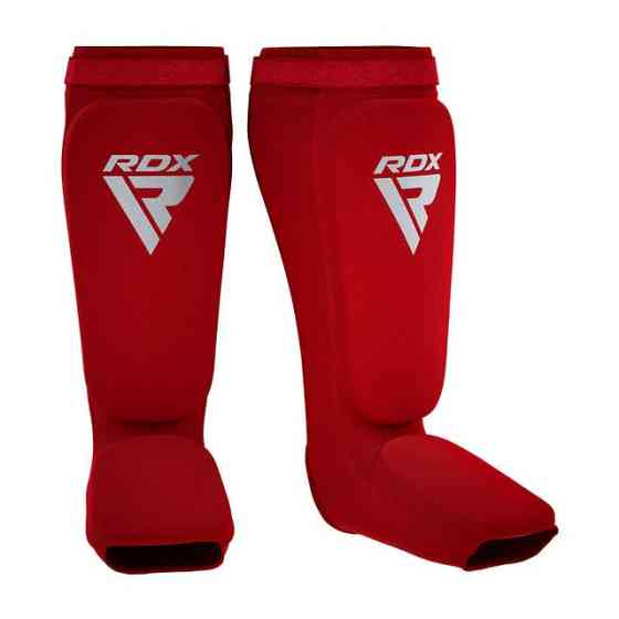 Захист гомілки та стопи RDX Shin Instep Foam Red/White M Каменское