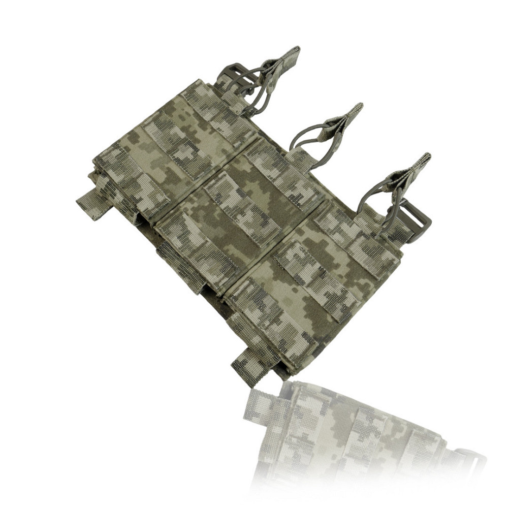 Зʼємна передня панель до плитоноски з підсумками під 3 магазини піксель Київ - фото 2