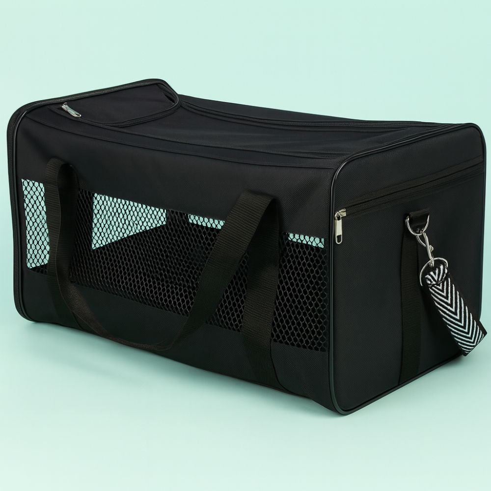 Сумка-переноска Trixie Раян для собак 30 х 30 х 54 см чорна Київ - фото 4
