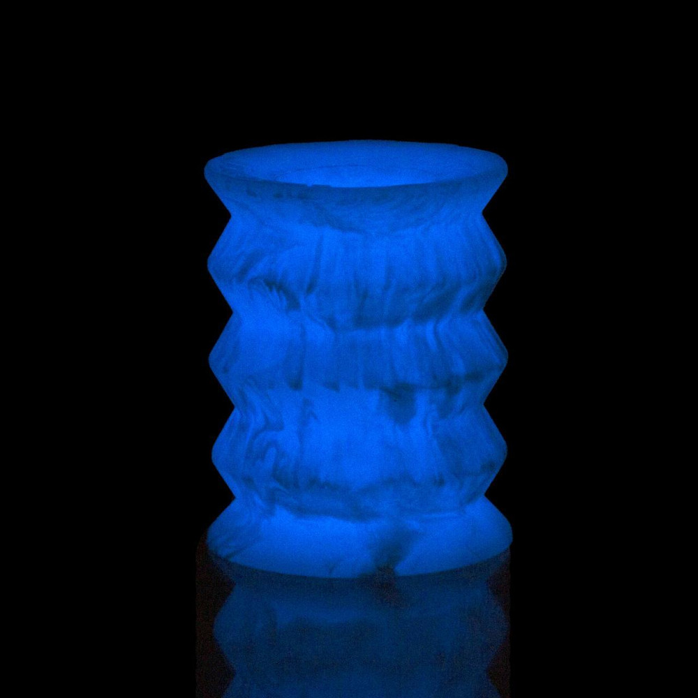 Мастурбатор ADDICTION Silicone Reversible Stroker – Glow in the Dark Sex Aura Киев - изображение 9