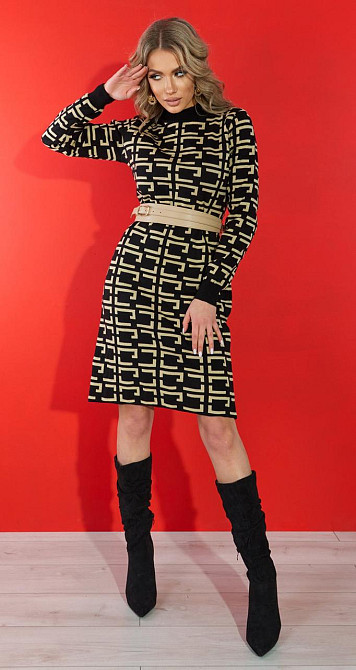 Вязанное платье гольф (48) Киев - изображение 4