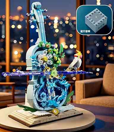 Конструктор подарунковий скрипка квіти 450 блоків Lego. Харків