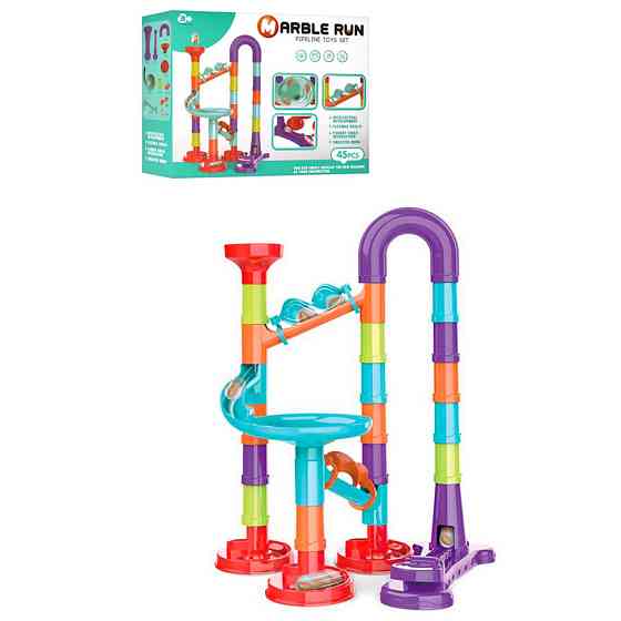 Игра лабиринт Marble Run 8804, 45 деталей Винница