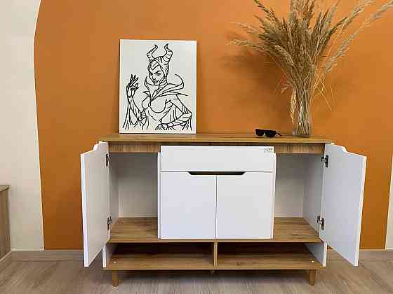 Тумба для обуви в прихожую LION Салливан Тумба-2 Антрацит (LION-041118) ТОП Днепр