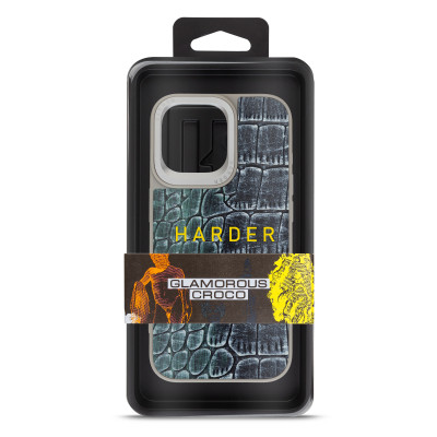 Чохол до мобільного телефона Harder Glamorous Croco Apple iPhone 15 Pro Max Grey Green (ARM76765) Вінниця - фото 3