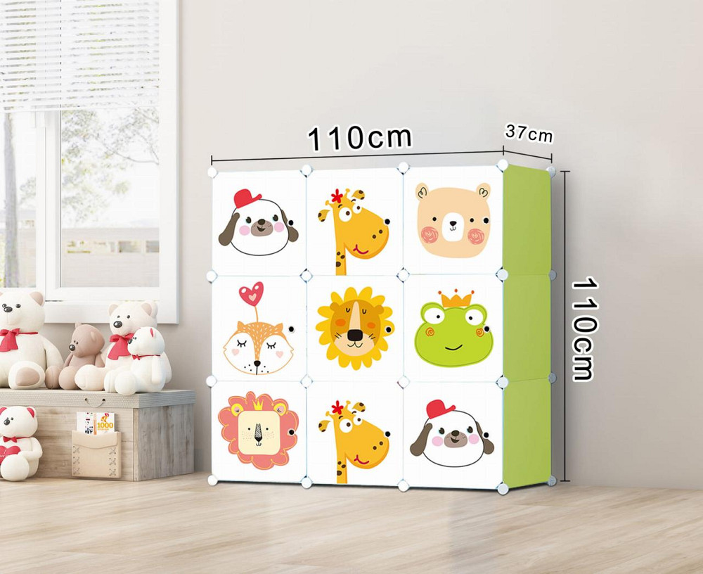 Модульна шафа-органайзер Leobert Kids для дитячих іграшок зелений Киев - изображение 2