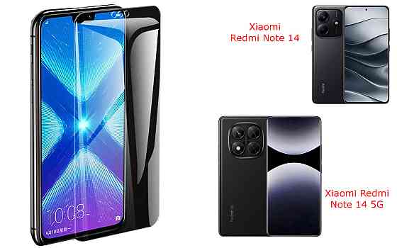 Защитное стекло NeoGlass для Xiaomi Redmi Note 14, Note 14 5G – ультрапрозрачное и устойчивое Киев