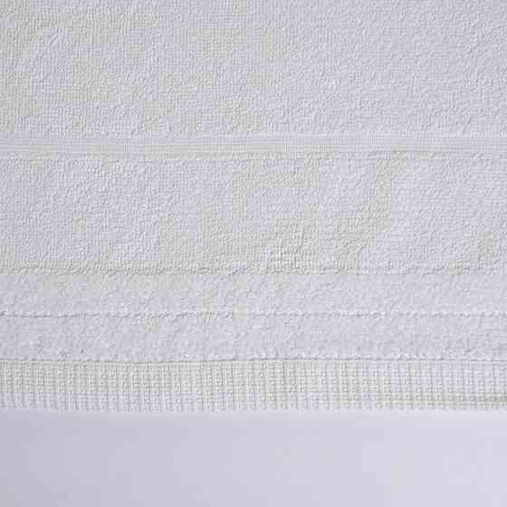 Махровое полотенце для ног Коврик GM Textile 50х70см 500г/м2 (Белый) Сумы