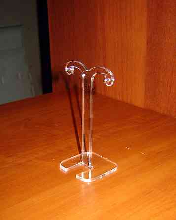 Підставка EKOSTAR під сережки №2 прозора 90 мм Київ