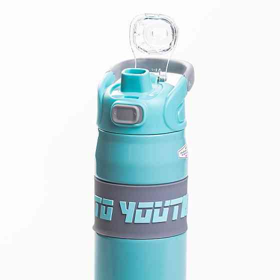 Спортивный термос с мундштуком 680 мл, мятный Киев