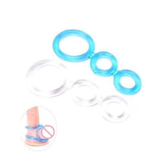 Эластичное тройное эрекционное кольцо Винница