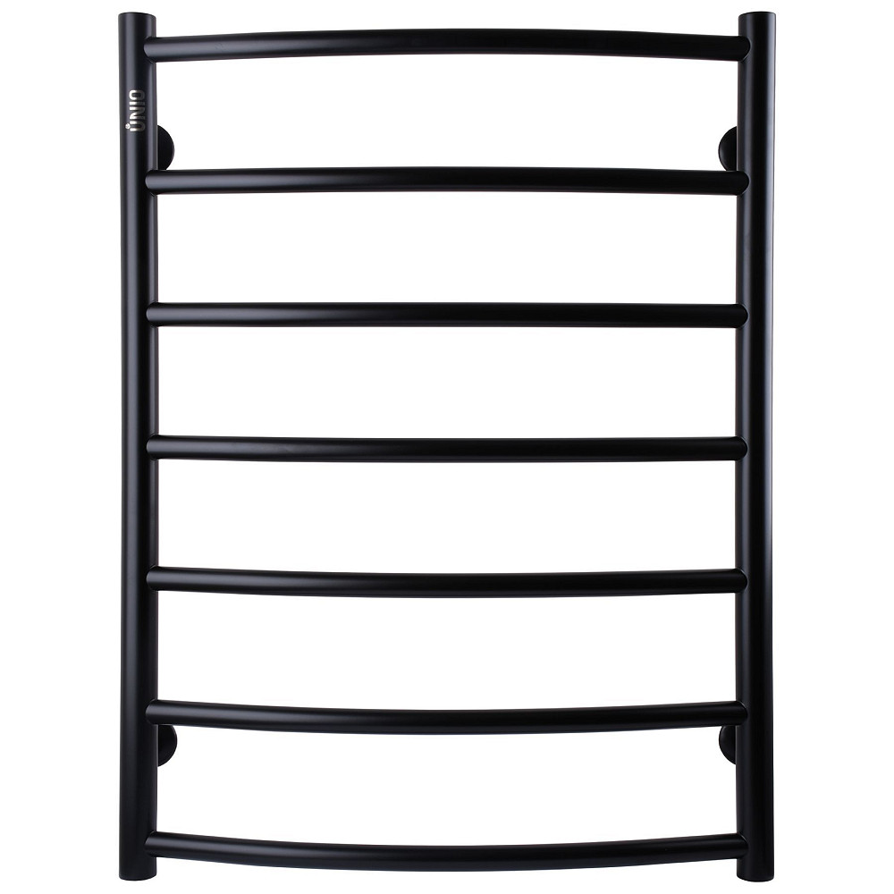 Рушникосушарка UNIO LD W 700-500-7 BLK Драбинка Дуга вода чорна Киев - изображение 1