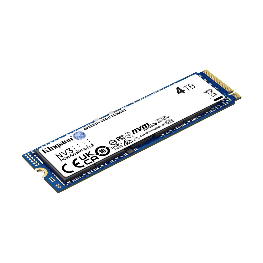 Накопичувач SSD M.2 Kingston NV3 4000GB NVMe 2280 PCIe 4.0 x4 3D NAND Київ - фото 6