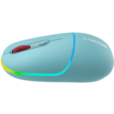 Мишка Canyon MW-22 Dual Band RGB Wireless Dark Cyan (CNS-CMSW22DC) Вінниця - фото 3