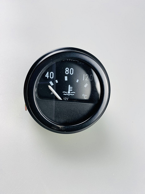 Покажчик температури охолоджувальної рідини УК-145 електричний ГАЗ УАЗ ПАЗ 12В нового зразка 60 мм. 0-120 `С Мукачево - фото 1