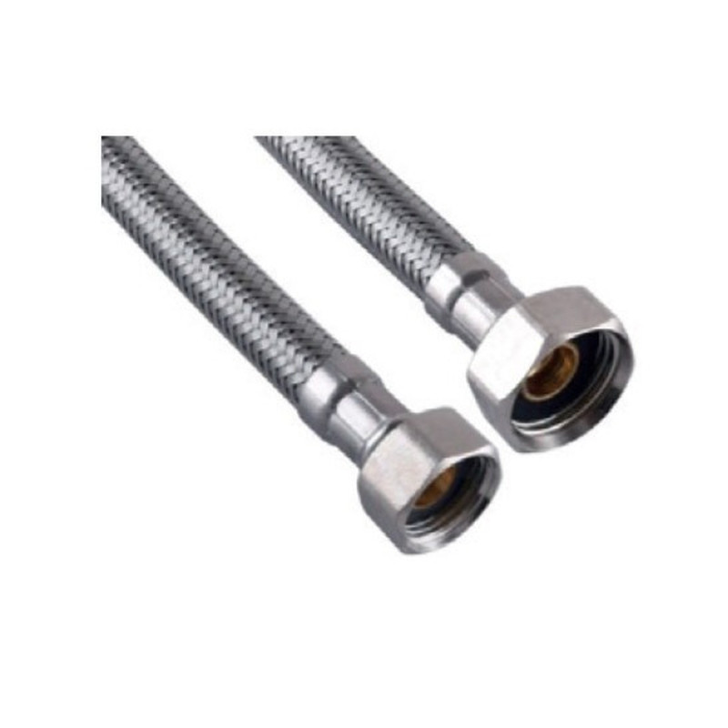 Гнучке підведення Zerix ZHN-02-FF1/2"-150 (нейлонове обплетення, гайки нерж) (ZX5144) Київ - фото 2