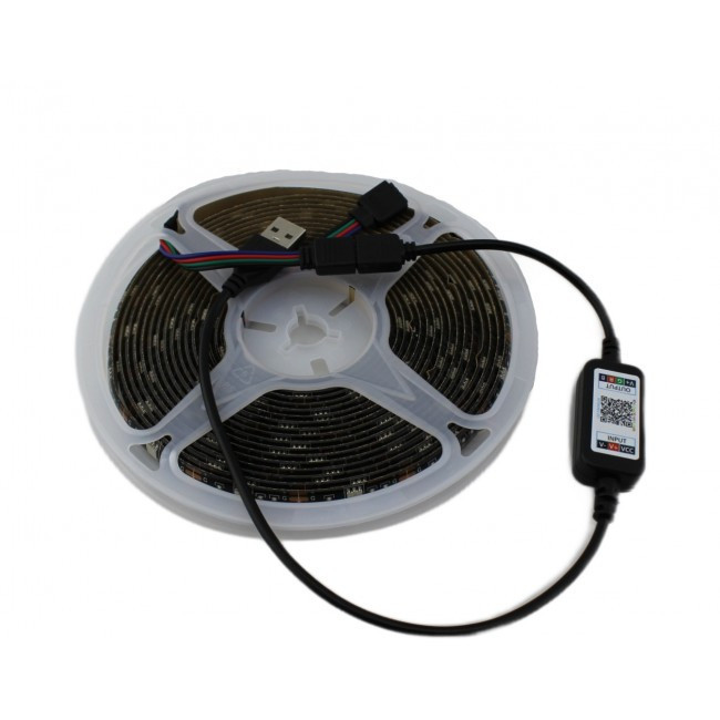 LED гірлянда 5 м з Bluetooth та управлінням через смартфон, 100 LED, робота через додаток APP BT Київ - фото 3