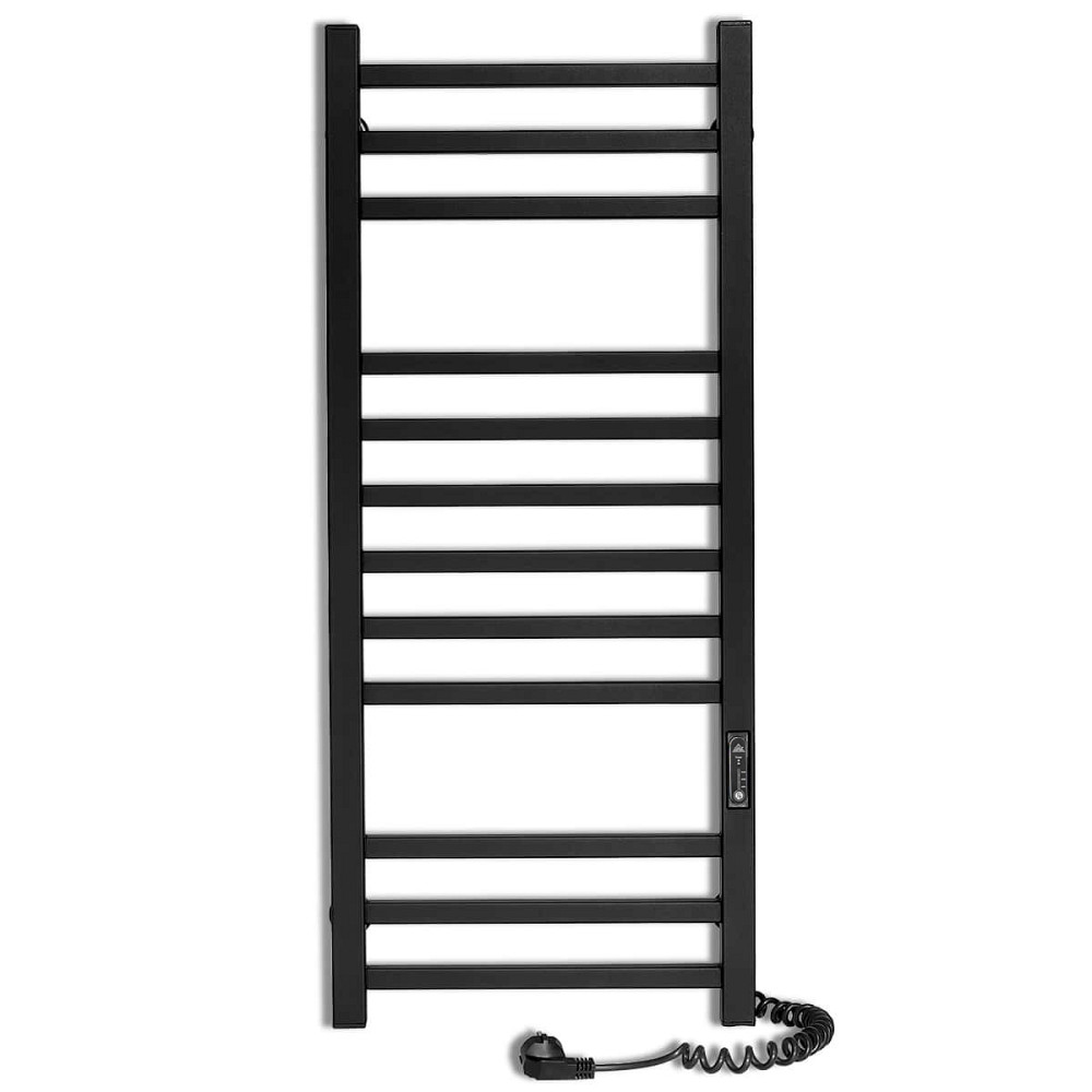 Електрична рушникосушка Laris Зебра Імідж ЧКЧ12 350Х900 чорний, праве підключення Київ - фото 2