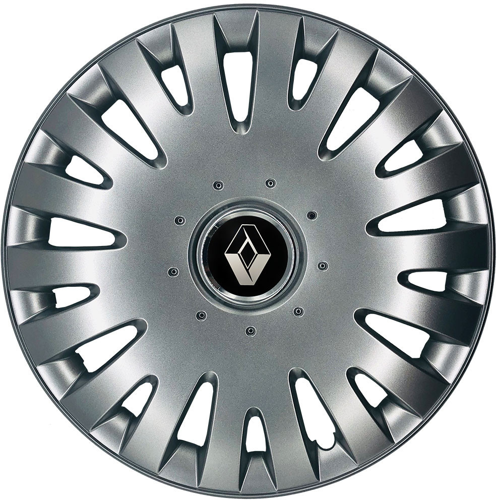 Автомобильные модельные колпаки R14 Renault 211 4шт, SJS, серебряные Киев - изображение 1