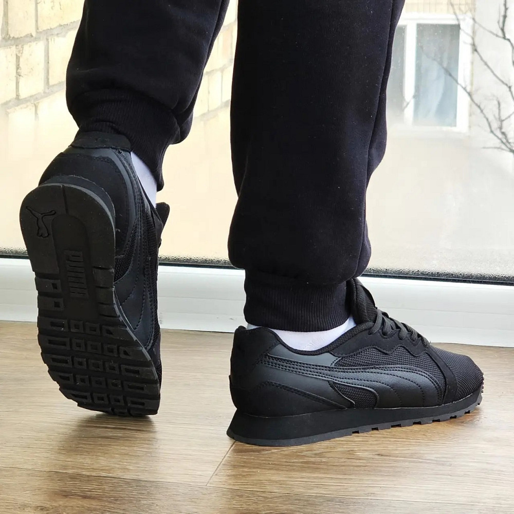 Женские Кроссовки Puma Слипоны Чёрные Мокасины Пума (размеры: 36,37,38,39) Днепр - изображение 9