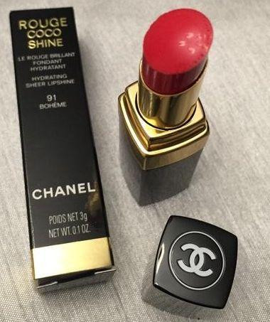 Увлажняющая помада для губ Chanel Rouge Coco Flash 91 Bohème Славянск - изображение 4