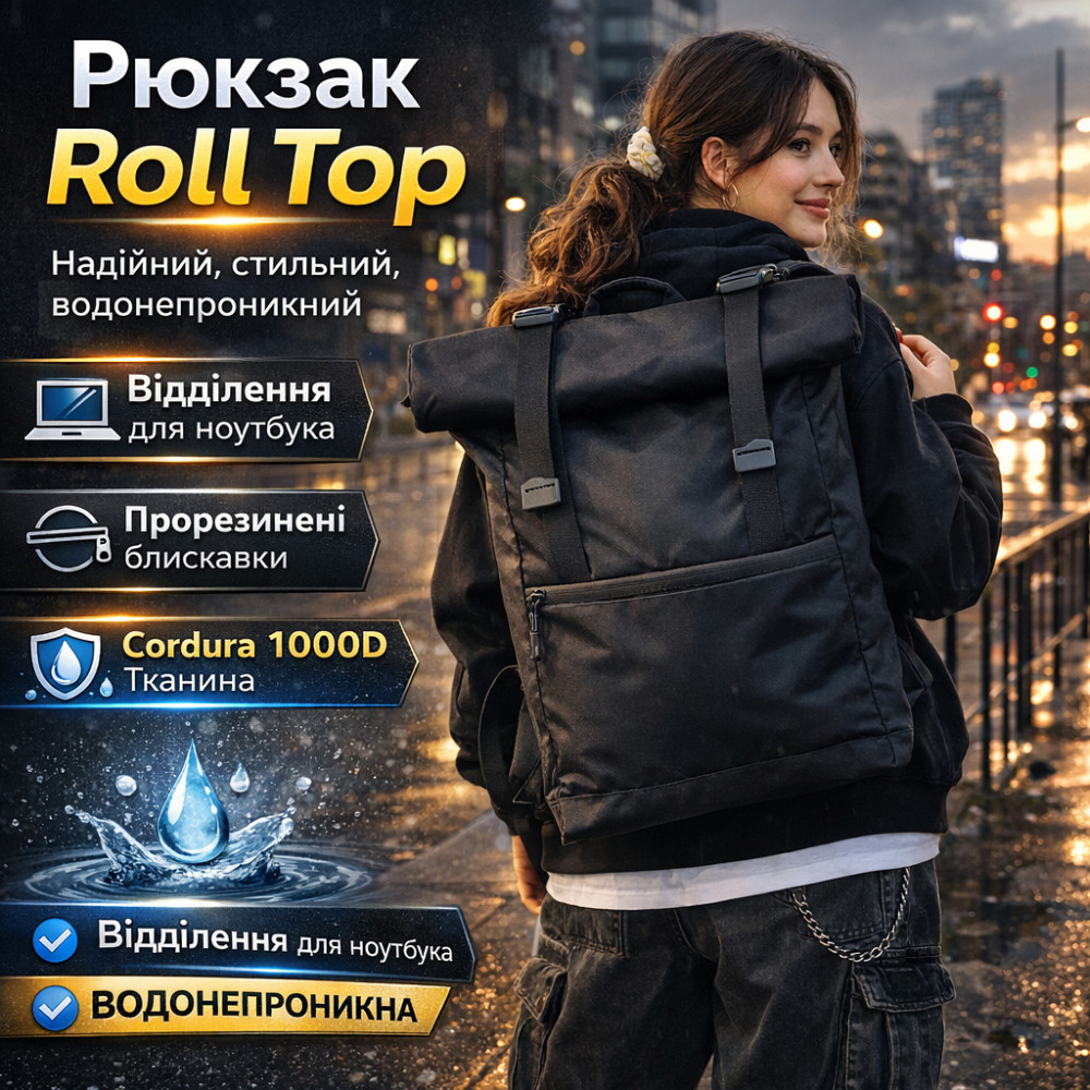 Міський рюкзак-органайзер для ноутбука, Стильний жіночий рюкзачок, Міцний рюкзак для чоловіка OU-73 Львів - фото 17