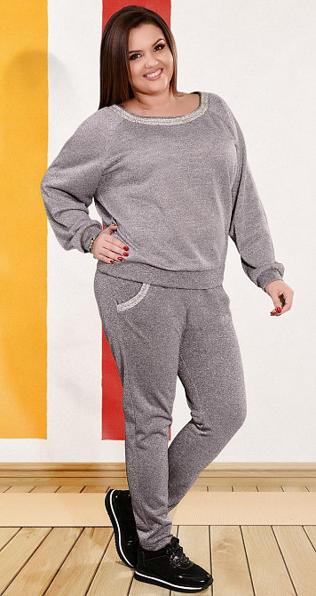 Костюм великого розміру з люрексом Київ - фото 2