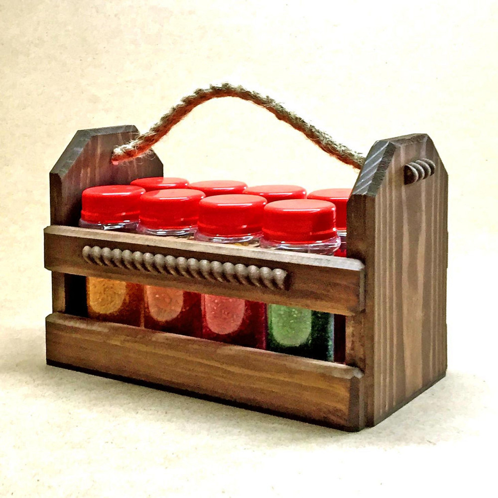 Органайзер для спецій "Баффало 8" капучино Миколаїв - фото 1