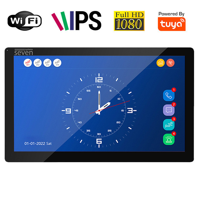 IP-відеодомофон 10 дюймів з Wi-Fi SEVEN DP-7517FHDW - IPS black Київ - фото 7