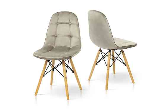 Стілець ДЖАСТІН, велюр пісочний Киев