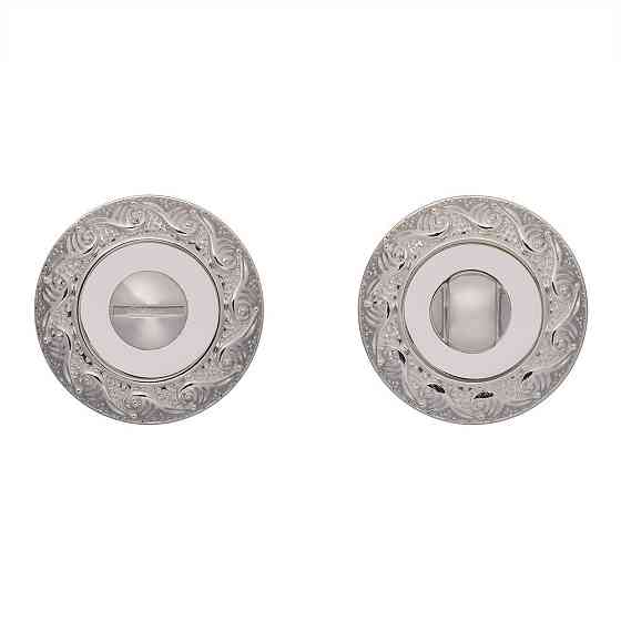 Сантехнічний фіксатор Gavrohe Z20-WC CP  (накладка на двері санвузла з поворотником) яскраве срібло Київ