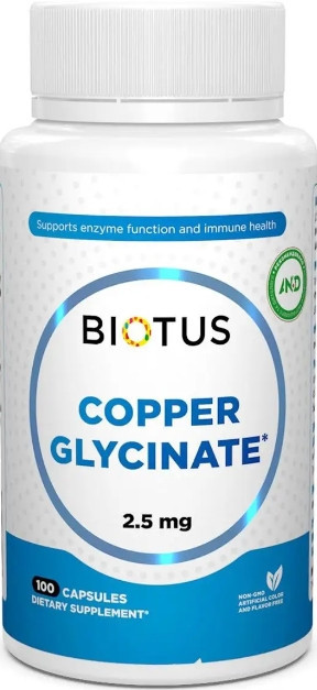 Медь Biotus Copper 2.5 мг 100 капс Киев - изображение 1