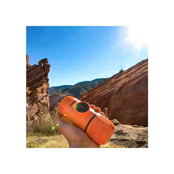 Портативна еспресо-кавоварка Wacaco Nanopresso помаранчева з чохлом Рівне