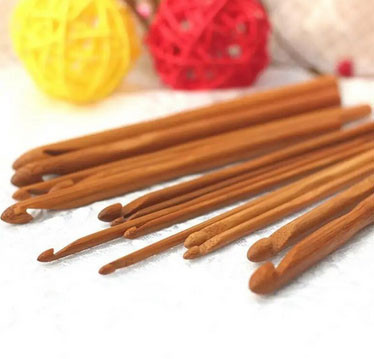 Крючки для вязания большой набор дерево 12 шт Киев - изображение 1