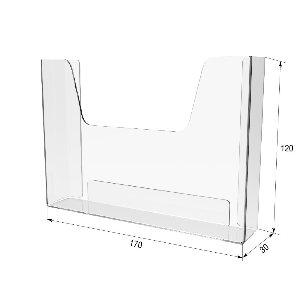 Кишеня буклетниця EKOSTAR 170х120х30 Київ - фото 3