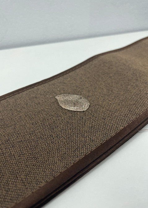 Комплект готовых штор VR-Textil Блэкаут двусторонний ASHEN NIGHT № 1854ш Коричневый 150х290 см 2 шт (33-0900) Киев - изображение 7