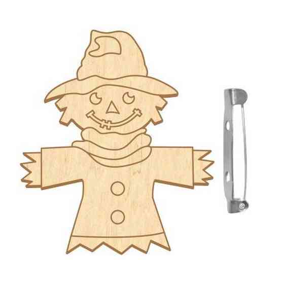 Заготовка броши для раскрашивания 