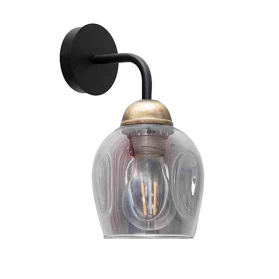 Світильник настінний MSK Electric Enigma бра під лампу E27 PL 20240 BK Одеса