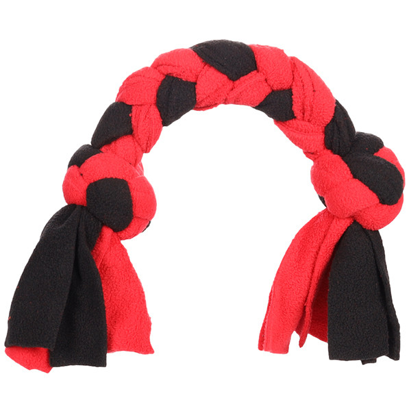 Flamingo Womas Fleece Bone With Rope ФЛАМІНГО ВОМАШ МОТУЗЯНА КІСТКА З ВУЗЛАМИ іграшка для собак Київ - фото 1
