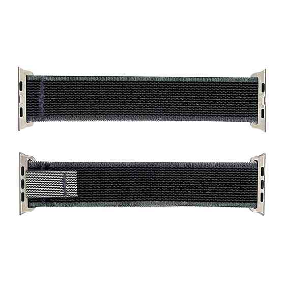 Нейлоновий ремінець 42/44/45/49 мм Black-Green-Violet SBR Київ