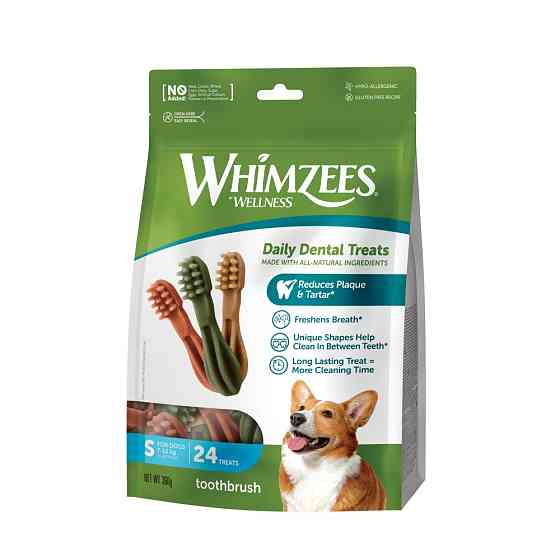 Ласощі Whimzees Toothbrush д/собак у формі зубної щітки S 24 шт Київ