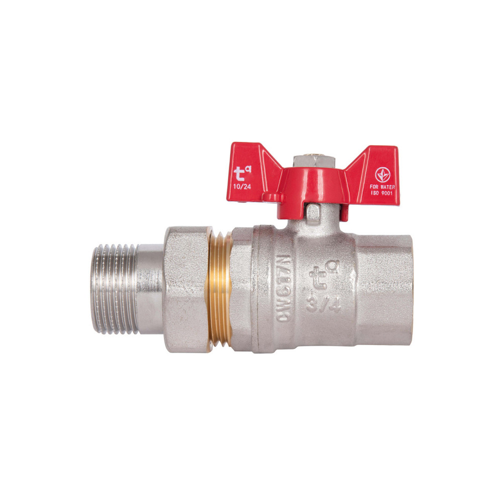 Кран кульовий "Американка" Thermo Alliance Standart прямий 3/4" ВЗ SD220W20 Київ - фото 13