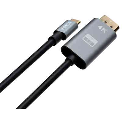Кабель мультимедійний USB-C to DisplayPort M 1.5m v1.2 4K60Hz Vinga (VCPVCCD1215) Вінниця