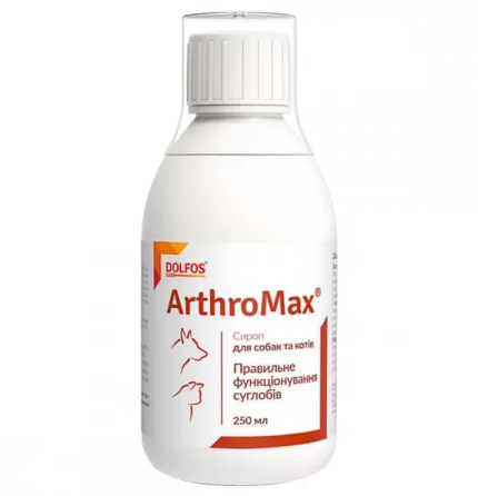Дополнительный корм для собак и кошек Dolfos ArthroMax, 250 мл (хондропротектор) Винница