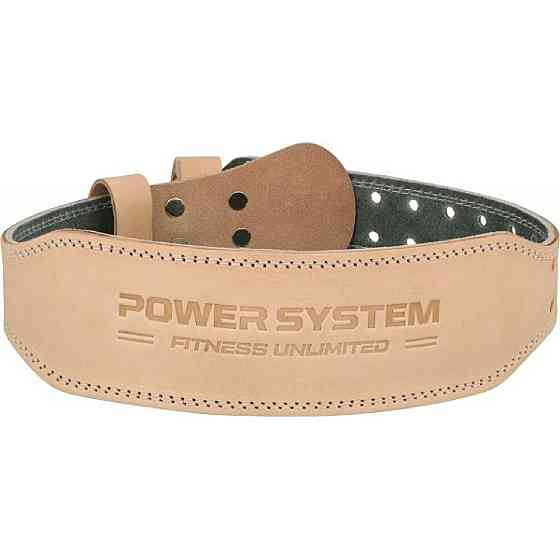 Пояс для важкої атлетики Power System PS-3000 Power Natural шкіряний S Київ