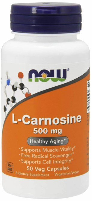 Карнозин Now Foods L-Carnosine 500 мг 50 вегетаріанських капсул Київ - фото 1