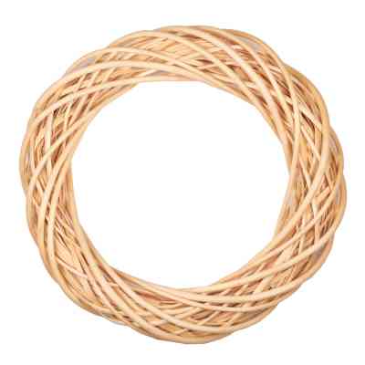 Різдвяний вінок YES! Fun ротанговий натуральний, 40 см (974234) Вінниця