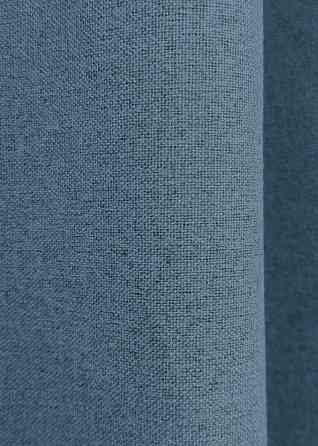 Премиум шторная ткань blackout 100%, двусторонняя, коллекция «ASHEN NIGHT» цвет синий 1852ш Киев