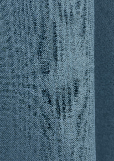 Премиум шторная ткань blackout 100%, двусторонняя, коллекция «ASHEN NIGHT» цвет синий 1852ш Киев - изображение 4